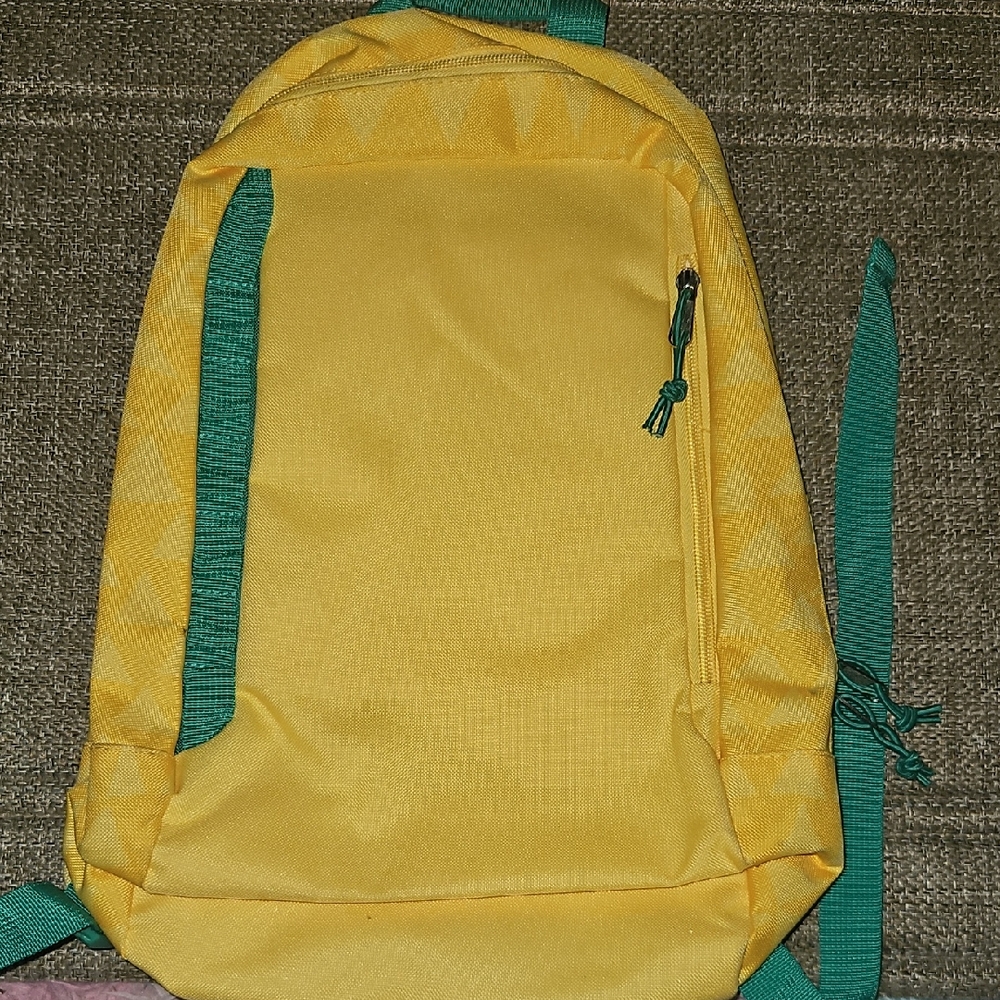 Yellow and Green Backpack